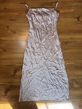 EXPRESS PINK SILKY MAXI DRESS WOMENS SIZE XS