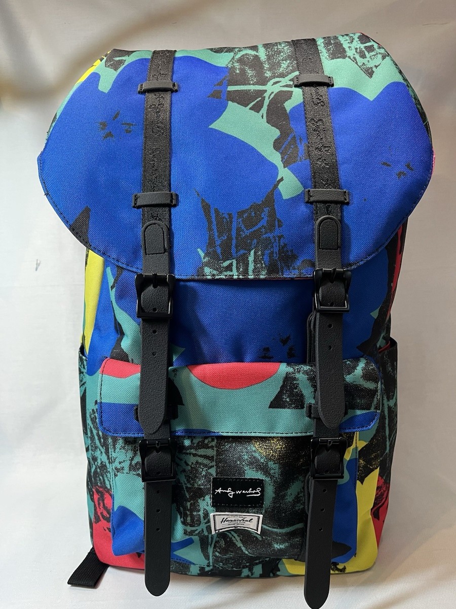 Herschel Little America Andy Warhol Flowers Backpack - RARE RETIRED PATTERN | eBay Herschel Little America Andy Warhol Flowers Backpack - RARE RETIRED PATTERN | eBay