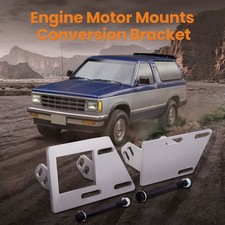 Motor Swap Mount Brackets Adapter Plates Kit For Chevy V8 Small Block 2wd