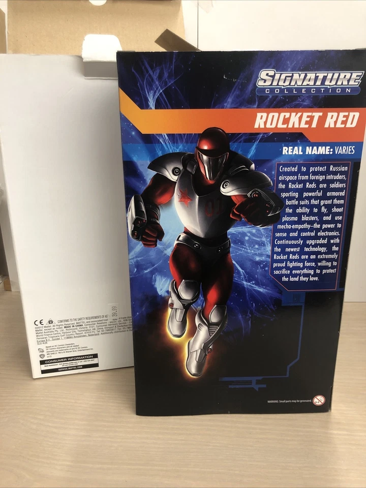 ROCKET RED DC UNIVERSE SIGNATURE SERIES MATTYCOLLECTOR INFINITE EARTHS EXCLUSIVO Foto 4 de 4