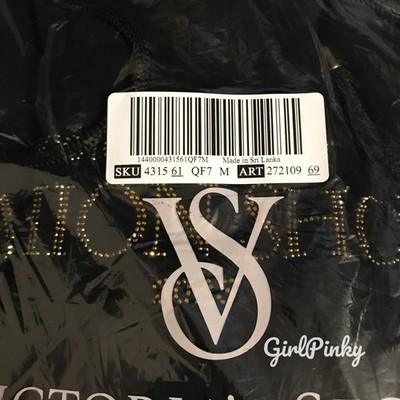 VICTORIA'S SECRET 2025 FASHION SHOW BLACK ICONIC FLEECE LOGO