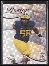 2023 Panini Prestige #363 Mazi Smith RC Rookie Xtra Points Hyper Prizm Cowboys