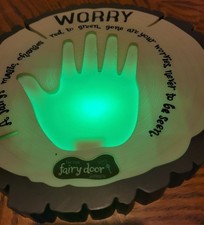 The Irish Fairy Door Company The Worry Plaque Tree Light Up Therapy Anxiety ADHD