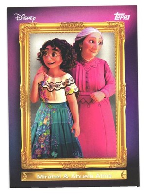 2026 Topps Disney Neon Family First FF-1 Mirabel / Abuela Alma (Encanto)