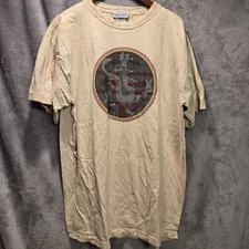 Vintage Jem Sportswear Graphic T-shirt Men’s XL 90s Beige Tie-die Dragon