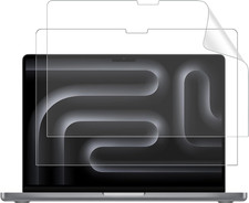 Tersely [2-Pack] Ultra Clear PET Screen Protector Guard for Macbook Pro 14-Inch 