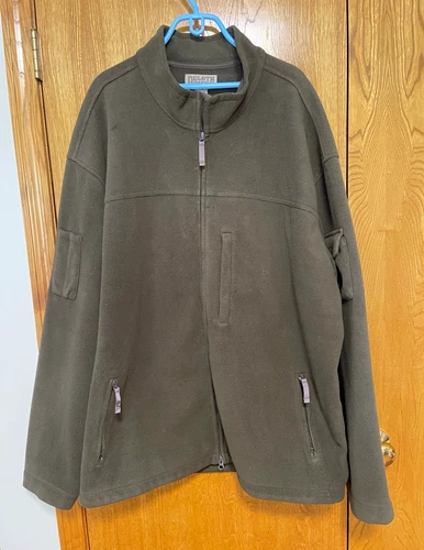 Duluth Trading Co Men's Brown Full Zip Fleece Jacket w/ Pockets Size 3XLT video thumbnail