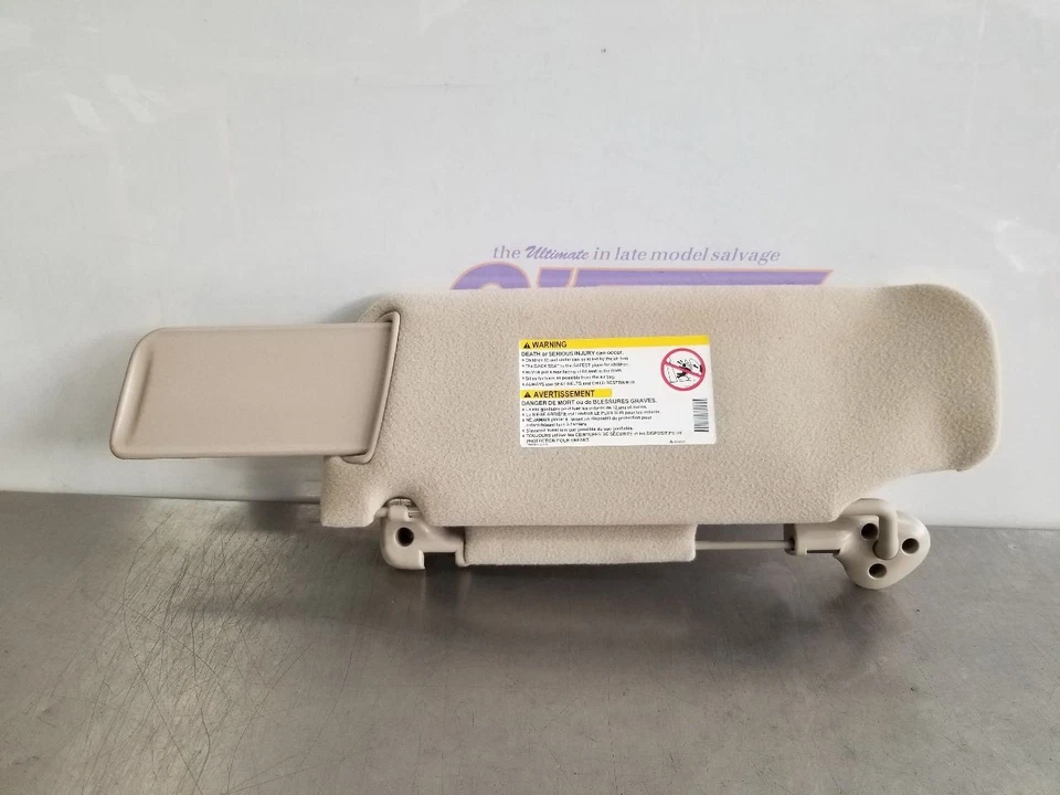 02 2002 Chevy Suburban 1500 parasol iluminado pasajero derecho beige Foto 4 de 4