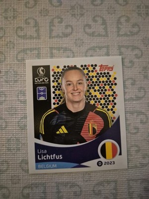 Lisa Lichtfus,Topps UEFA WOMEN'S EURO SWITZERLAND 2025,BELGIUM,#127  