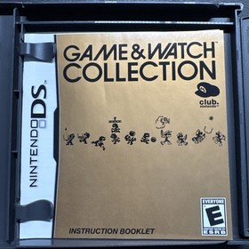 Nintendo DS Game Game & Watch Collection Complete With Inserts & Case