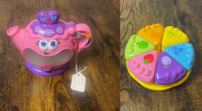 LeapFrog Musical Rainbow Tea Party Pink  Light Up 6 Colors