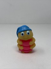 VTG Hasbro Playskool 1985 Glo Snug Bug Glow Worm Finger Puppet 3"