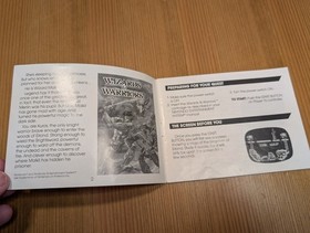 Wizards & Warriors libretto istruzioni solo manuale (Nintendo, NES) - ottime condizioni