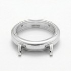 30mm glass Silver Watch Case back cover waterproof ring  for GL22 Movement — photo 5