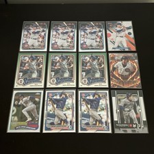 PETE CROW-ARMSTRONG ‘24 & ‘25 Bowman/Topps - ROOKIE RC Lot Of (12) Chicago CUBS