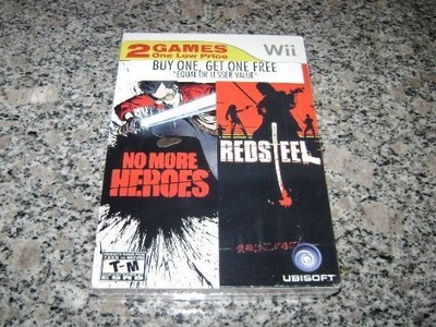 Two Wii Games in one pack. No more Heroes and RedSteel.