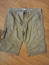 Mens Light Brown Lightweight Shorts Wast 40" Inside Leg 14" Reg Fit #mensshorts