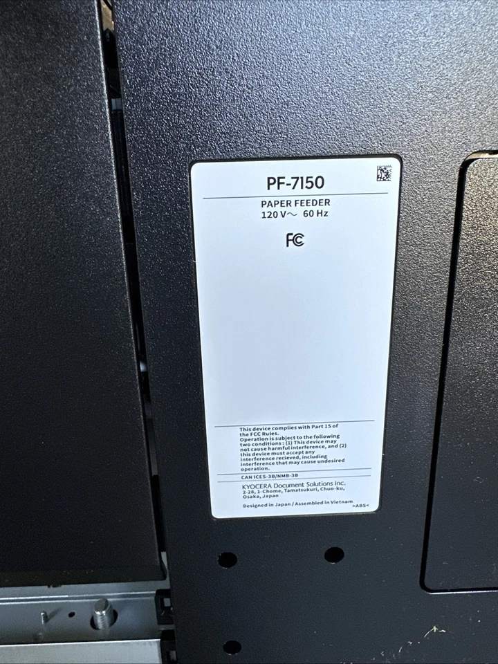 Bandeja de papel PF-7150 para impresora serie TASKalfa Foto 2 de 4