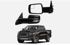 Right Passenger Side Mirror Compatible with 2019-2024 Ram 1500 w/Power Heated