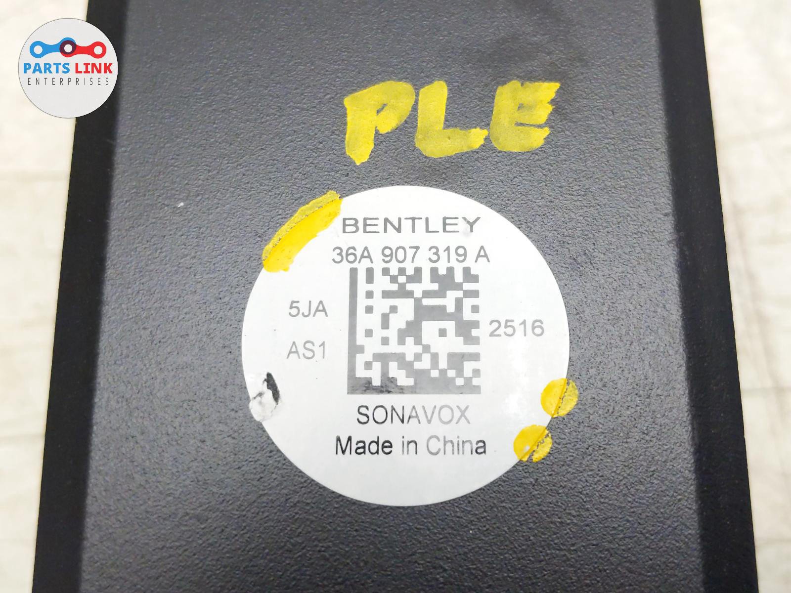 2016-20 BENTLEY BENTAYGA FRONT LEFT PULSE GENERATOR SOUND SYSTEM SONAVOX MODULE