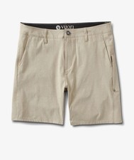 Vuori Men s Chino Shorts - Khaki - Lightweight Golf/Travel/Club Shorts
