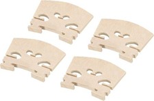 3/4 Violin Bridge Maple Wood Violin Parts for 3/4 Violin, Pack of 4