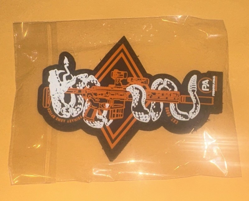 PRIMARY ARMS Patch PA Optics Rattle Snake Rifle SHOT SHOW 2026