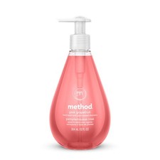 Method Gel Hand Wash, Pink Grapefruit Scent, 12 oz, 6/Carton