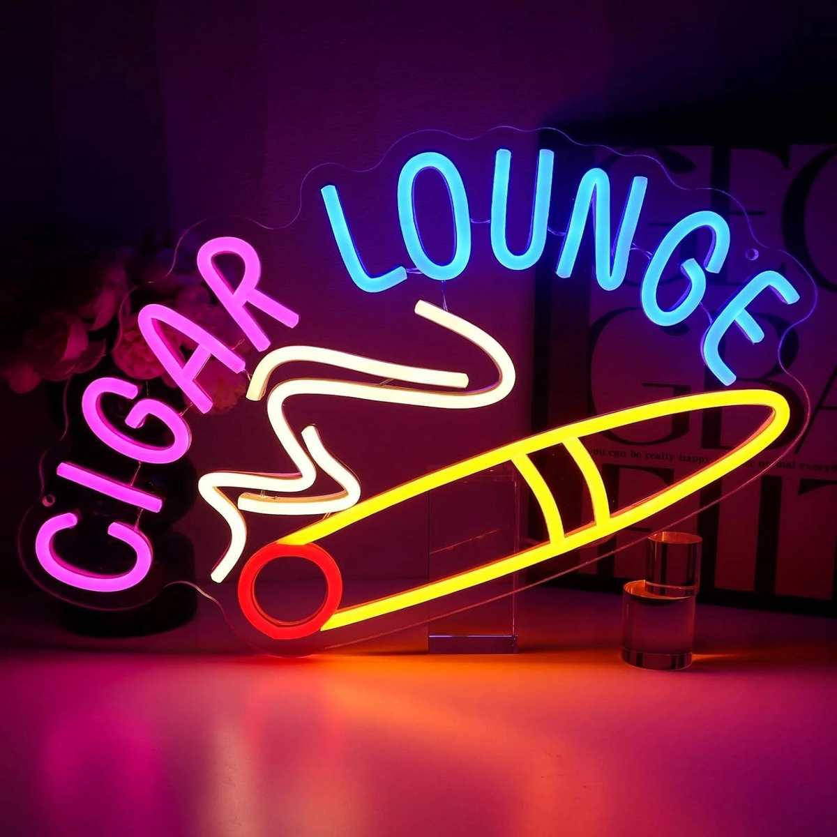 cigarette led sign Neon For Business, Cigarette Sign, Smoking Neon Sign, Marijuana Neon Sign, 420 Neon Sign, Pot Neon Sign heres everything you get when you order our custom and premium TOBACCO" LED Sign - Store