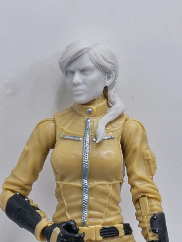 3d Printed SADIE Head 1:18 3 3/4" GI Joe 25th Anniversary B88