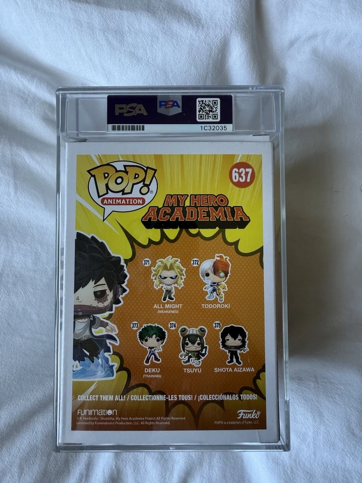 Funko Pop! Animación: Dabi My Hero Academia 2019 NYCC compartida firmada y calificada Foto 3 de 3