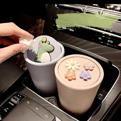 Auto Car Trash Rubbish Can Garbage Dust Dustbin Box Case Holder Bin Mini Trash - Picture 4 of 12