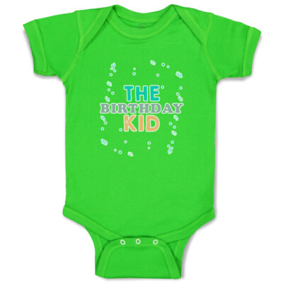 Baby Bodysuit The Birthday Kid Funny Cotton Boy & Girl Baby Clothes