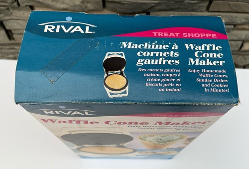 Rival Waffle Cone Maker WC800 W/ Cone Roller New Open Box - Picture 6 of 6