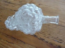 ANTIQUE GLASS FIGURAL BOTTLE- GRAPE CLUSTER - Ca. 1900 -  RARE!