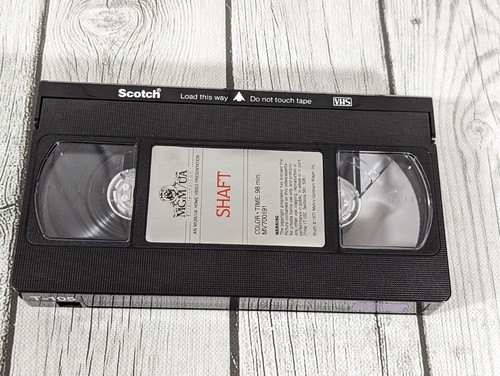 1971 Shaft Ultra Rare Big Box Vhs Tape Action Classic True Original 1st Release - Imagen 4 de 6