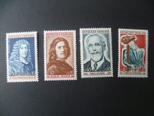 FRANCE 1965 CELEBRITES  N° 1442 / 1445  NEUF **