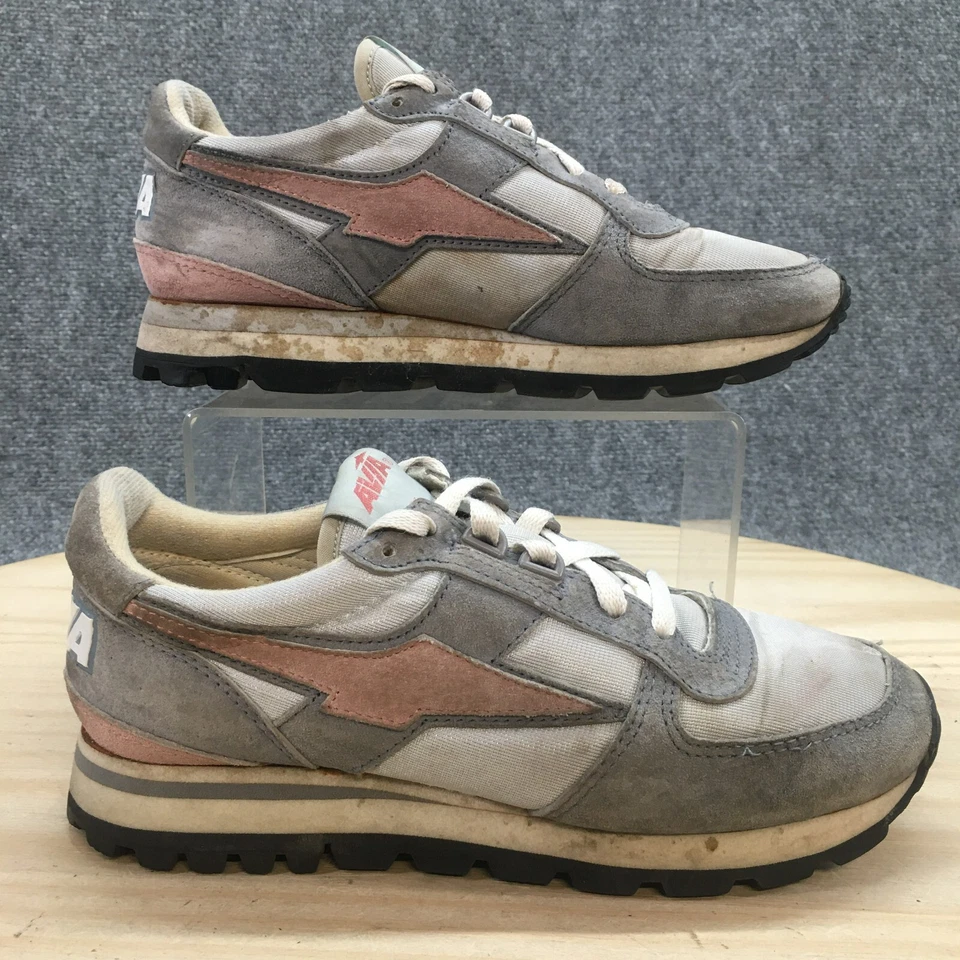 Avia Shoes Womens 7 Running Sneakers Multicolor Leather Round Toe Lace Up Logo - Image 2 of 4