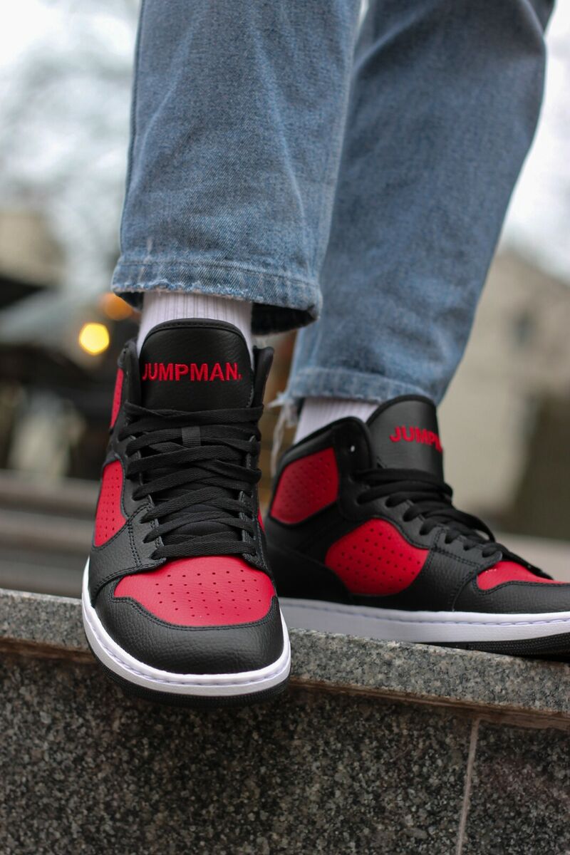 Nike Air Jordan Access AR3762 006 Black/Gym Red-White New Nike Air Jordan Access AR3762 006 Black/Gym Red-White New