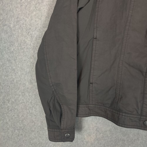 Chaqueta de mujer Kuhl mediana gris liso con botones cáscara suave mezcla algodón - Imagen 2 de 12