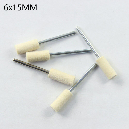 DTP-A6 6*15MM Dental Cylinder Polish Brush Felt Bob&Bur Poli