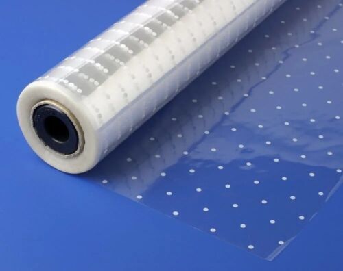 6 Meter White Dots See Through Cellophane Wrapping Gift Paper | Hampers Wrap - Picture 2 of 6