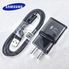 For Samsung Galaxy S21 S20 S10 Note10 S8 S9 Plus Fast Wall Charger Type-C Cable