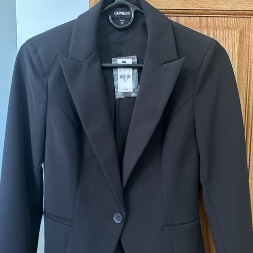Express Black Blazer Women XS - Picture 10 of 12