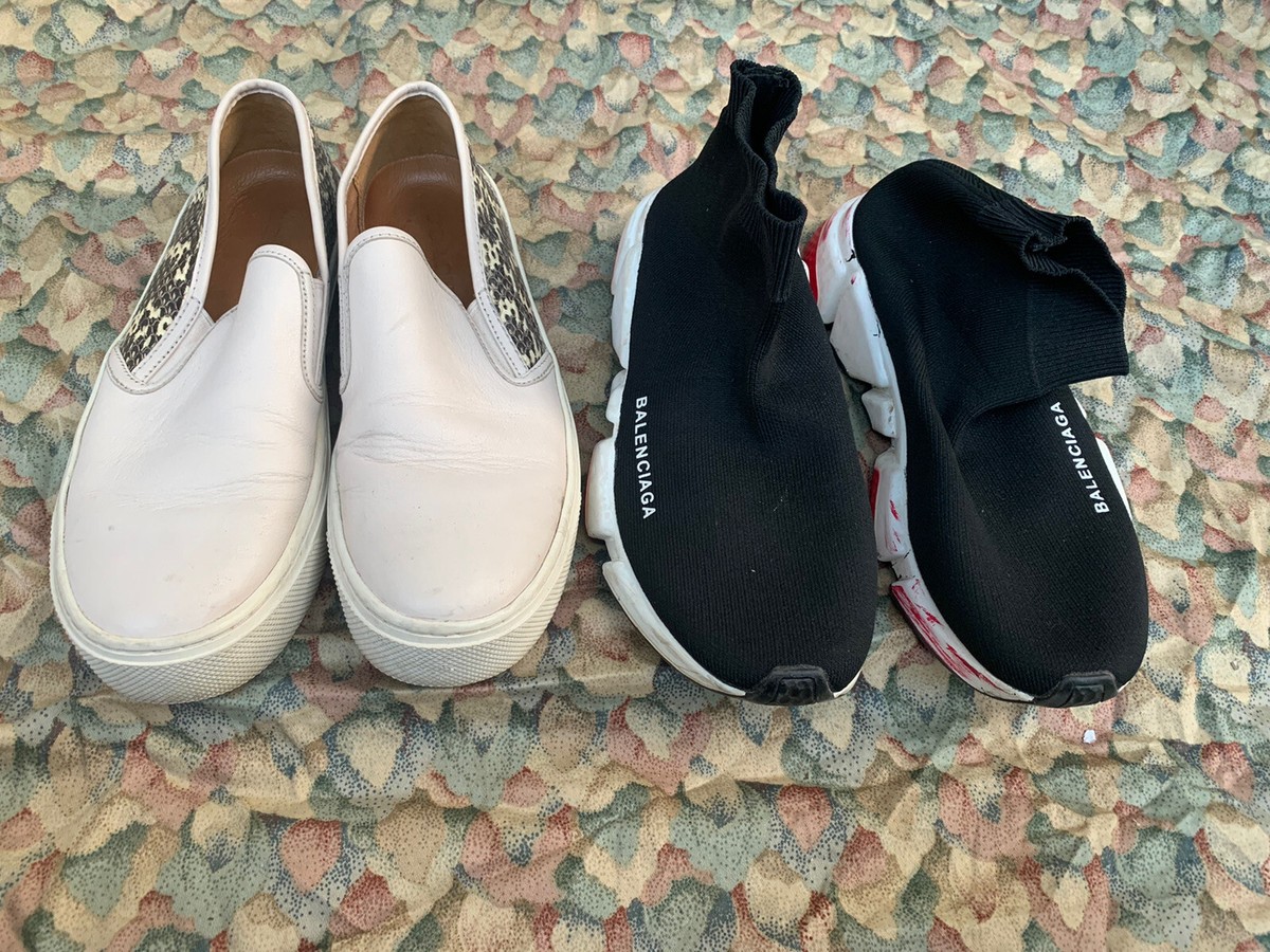 Coach Womens Cameron Leather Slip On Flat shoes Sz And Unbranded