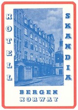 Vintage Label A28 Hotel SKANDIA - Bergen - Norway