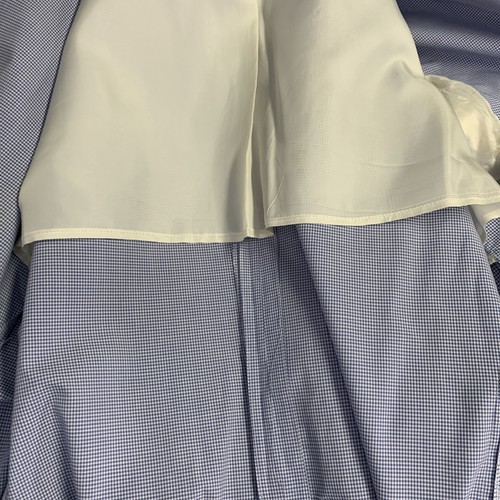 POLO by RALPH LAUREN Size XL Blue White Gingham Cotton Suit - Picture 9 of 15