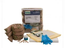 Breg Environmental Mixed Fluids Vinyl Zipper Bag Kit Vehicle Spill Kit BMVZK-L