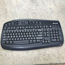 Microsoft Black Wireless Multimedia Keyboard 1.1 Model 1014 - Keyboard ONLY Read