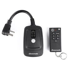 DEWENWILS Remote Control Outlet Timer Wireless On/Off Switch Plug in Timer